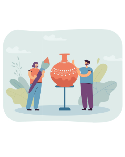 آموزش نقاشی زیرلعابی