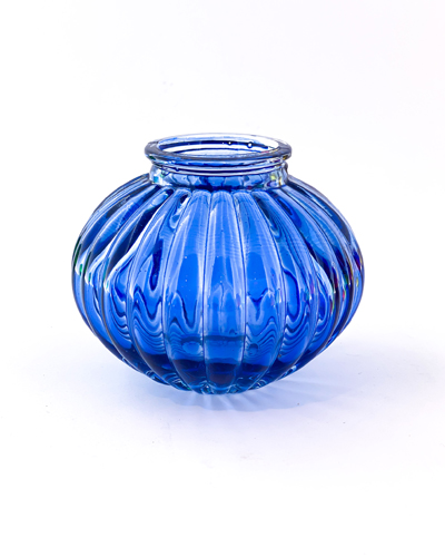 گلدان رنگی شیشه ای