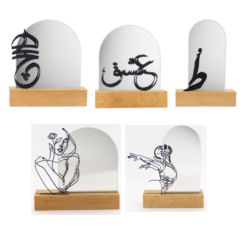 تندیس فلزی آینه دار