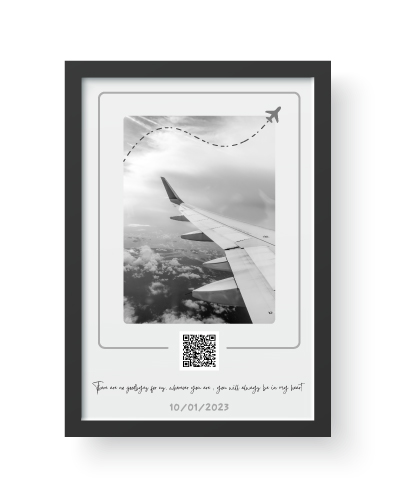 تابلو موزیکال فرکانس با طرح سفر و موسیقی پیش‌فرض–هدیه خاص برای عاشقان سفر