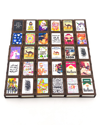 کبریت چوبی فانتزی - شامل پک 30 عددی با طراحی خاص و جذاب