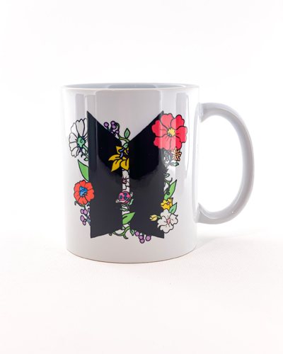 ماگ سرامیکی با آرم گروه BTS