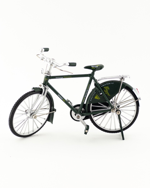 دوچرخه مینیاتوری فلزی با طراحی کلاسیک وینتیج