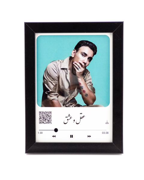 تابلوی فرکانس صوتی با آهنگ عقل و عشق از شادمهر – تابلو احساس و عقل در قاب تصویر و صدا