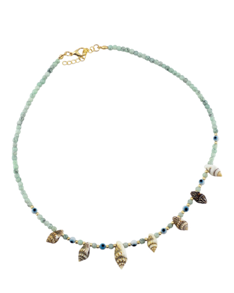 گردنبند طرح دریایی | دستساز با طراحی خاص