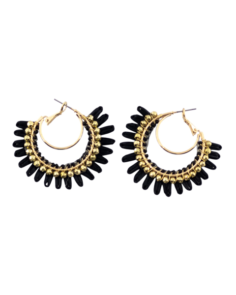 گوشواره حصیری دست ساز | طراحی خاص سبک و ضد حساسیت