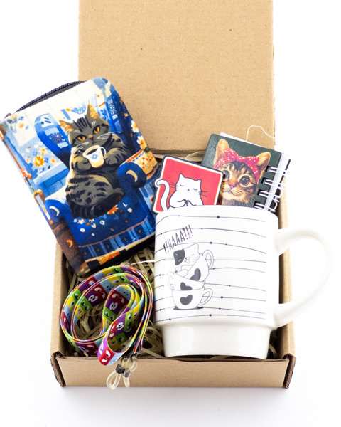 پک هدیه کاربردی مناسب دوست‌داران گربه