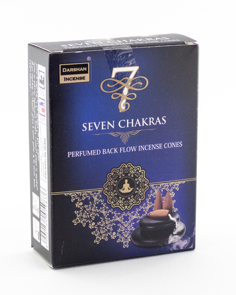 عود آبشاری هفت چاکرا بسته 10 عددی