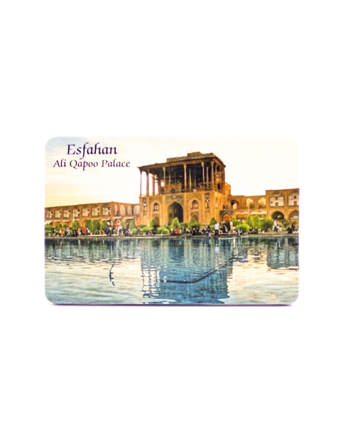 مگنت یخچال با تصویر کاخ عالی‌قاپو اصفهان؛ شکوه صفوی در قاب کوچک