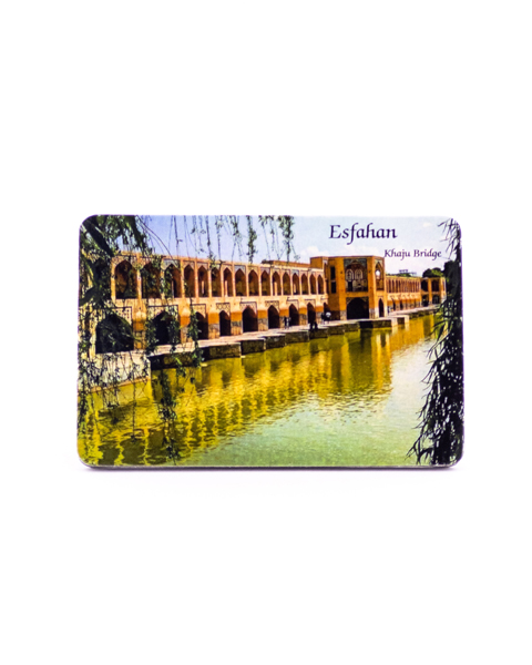 مگنت یخچالی با تصویر پل خواجو اصفهان | سوغات فرهنگی و دکور هنری ایرانی
