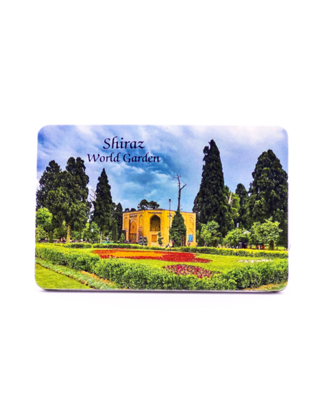 مگنت یخچالی طرح باغ جهان نما شیراز | یادگاری زیبا از باغ‌های تاریخی ایران