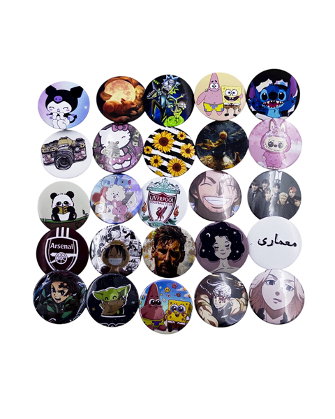 پیکسل فلزی گرد عمده با طرح‌های فانتزی و متنوع