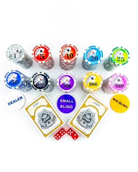 چیپ پوکر سرامیکی حرفه‌ای با کیفیت ممتاز فله ای و دانه ای